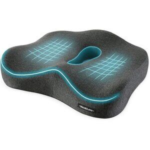 Memory Foam Seat Chair Cushion for Relieves Back Sciatica Pain Tailbone Pain